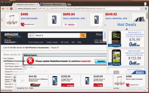 Propagandas na Amazon