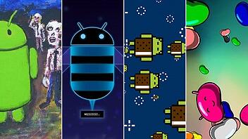 Huevos de Pascua en diferentes versiones de Android