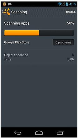 scan screen