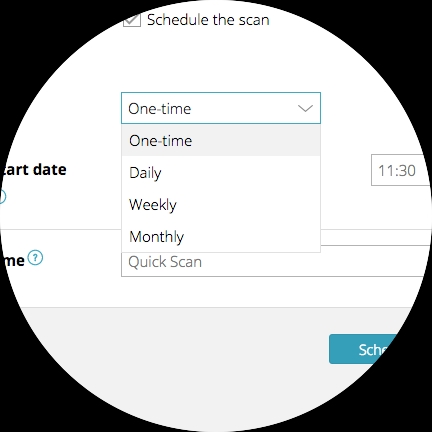 Select how often your task should run