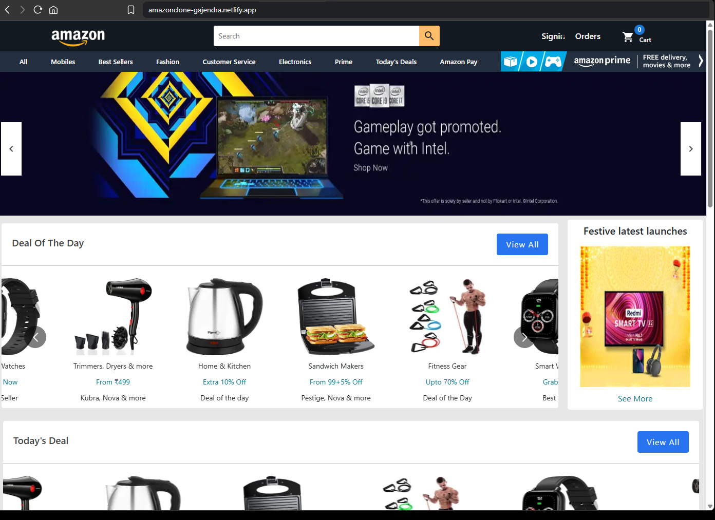 A picture of a fake Amazon webpage
