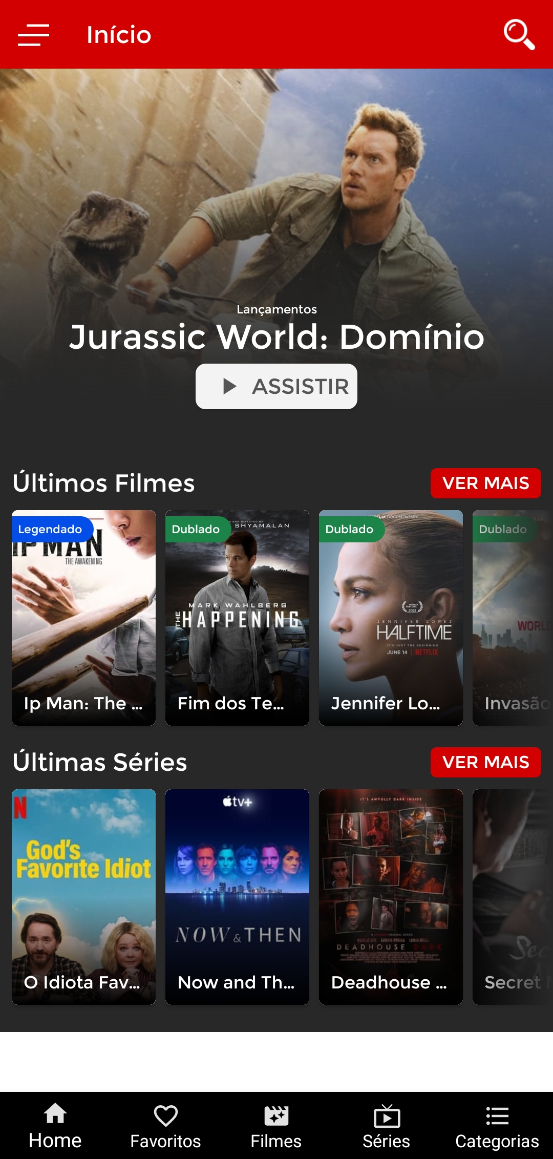 Aplicativos de streaming pirata na Google Play