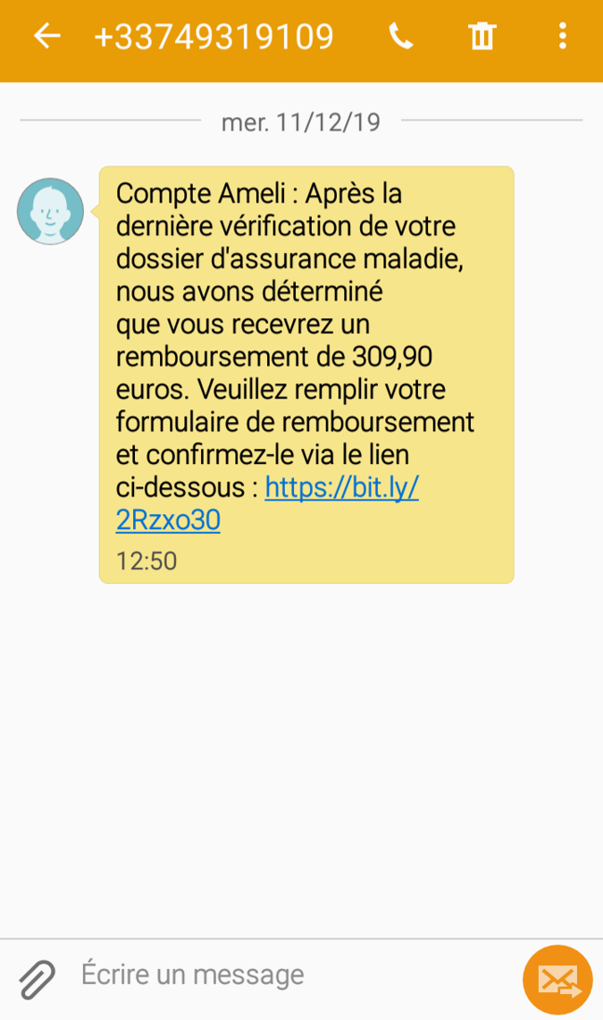 Attention aux arnaques via SMS, l