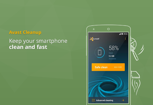 Avast Cleanup improves your mobile phone's performance. Avast Cleanup improves your mobile phone's performance.