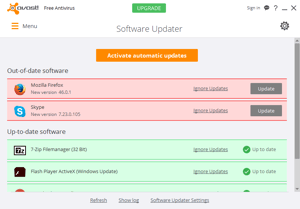 Avast Software Updater can help protect you from security loopholes