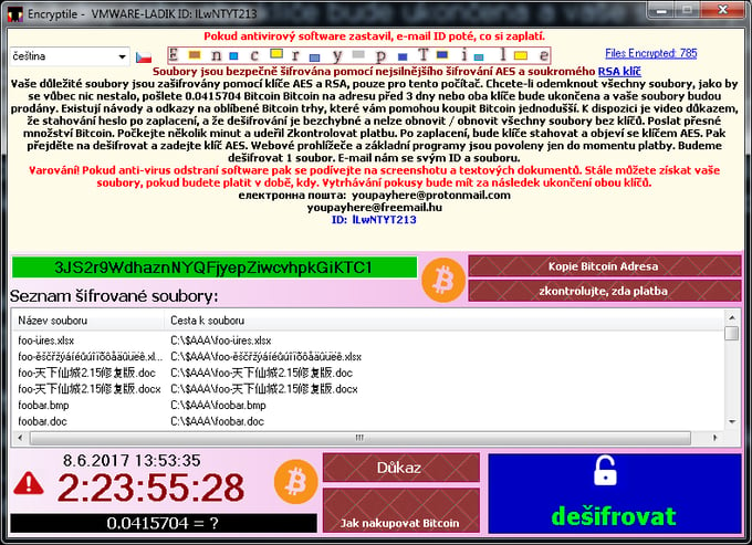 EncrypTile ransom