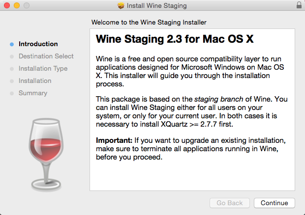 Install Wine Mac