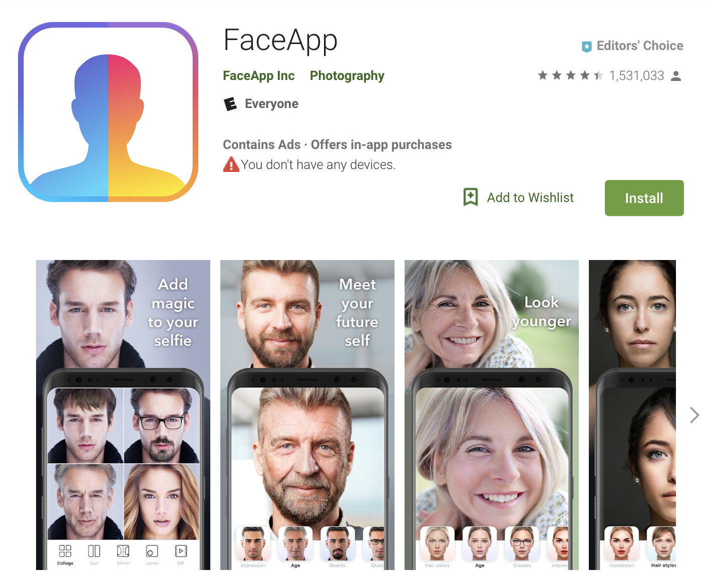 Is FaceApp face editor safe?