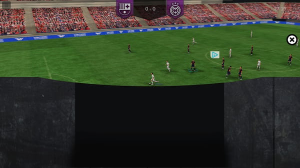 Dark ad blocking the game in Soccer 2016