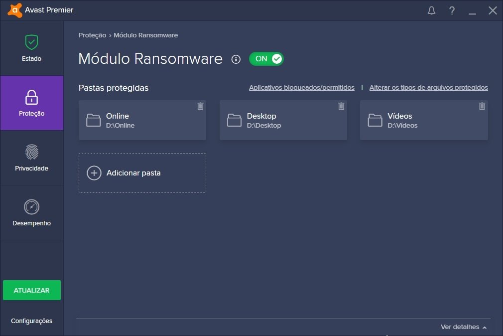 Avast 2017: Modulo Ransomware