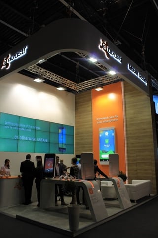 Avast booth at MobileWorld Congress