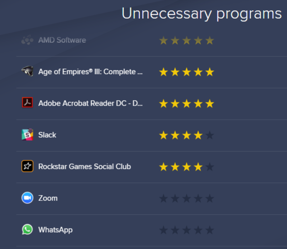 unnecessary-programs-list