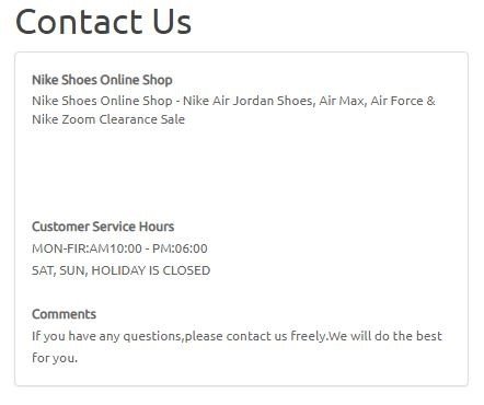 nike contact information