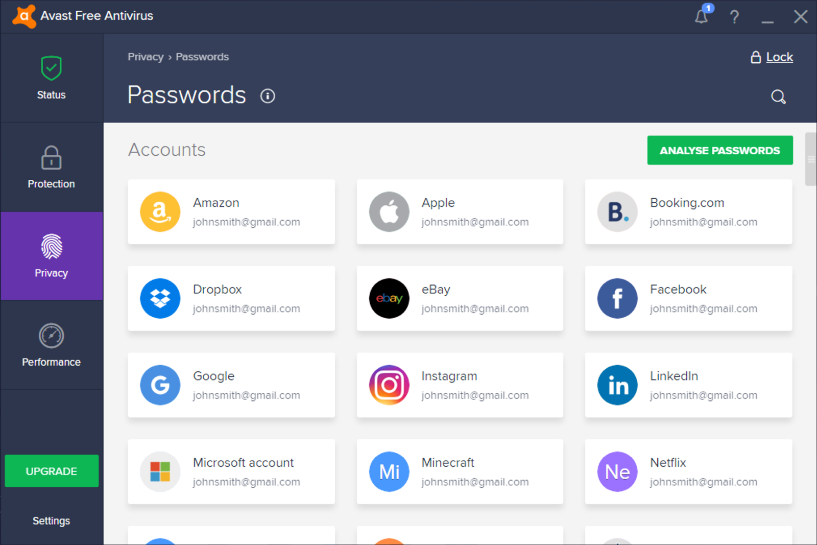 Avast Passwords est facile à utiliser 